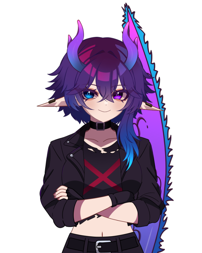 DeniLunae - Retrato VTuber